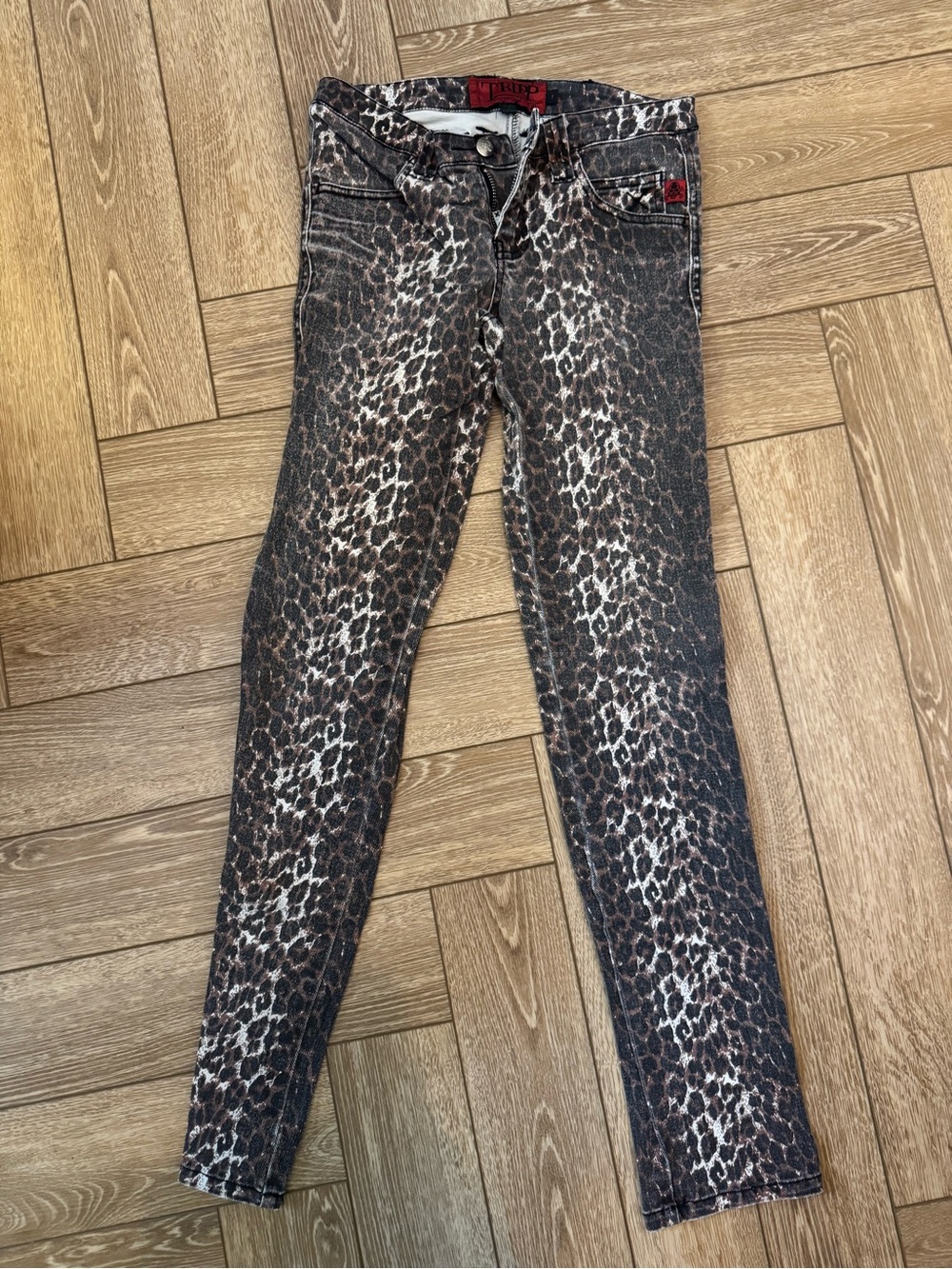 Vintage Tripp NYC Leopard Print Jeans